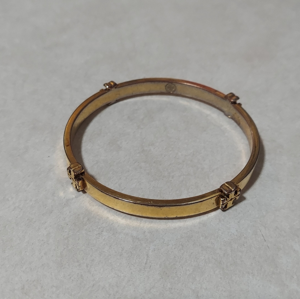 Gold Tory Burch Bangle Bracelet